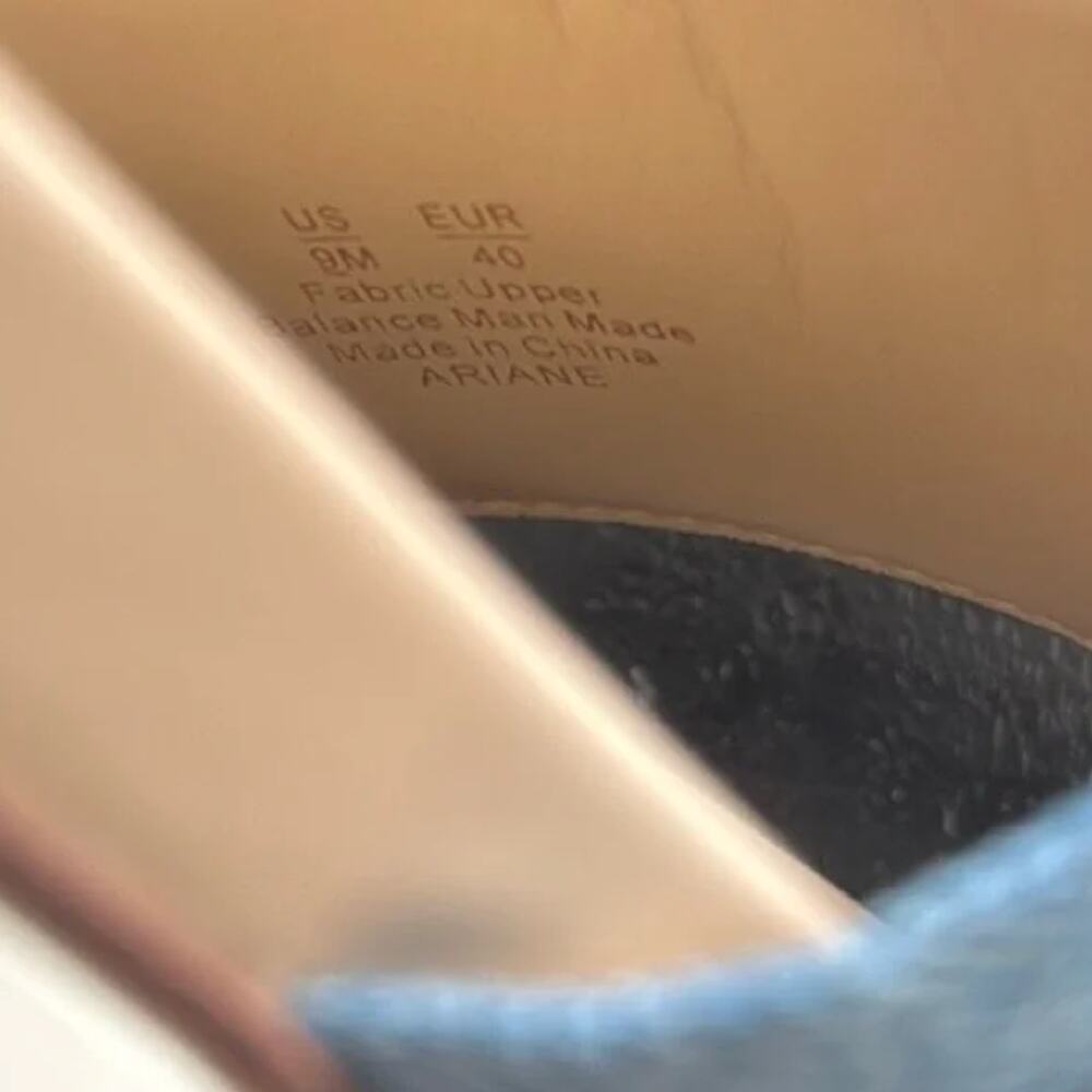 Sam Edelman Ariane Women's Blue Denim Sandals Sz 9 - Picture 2 of 5